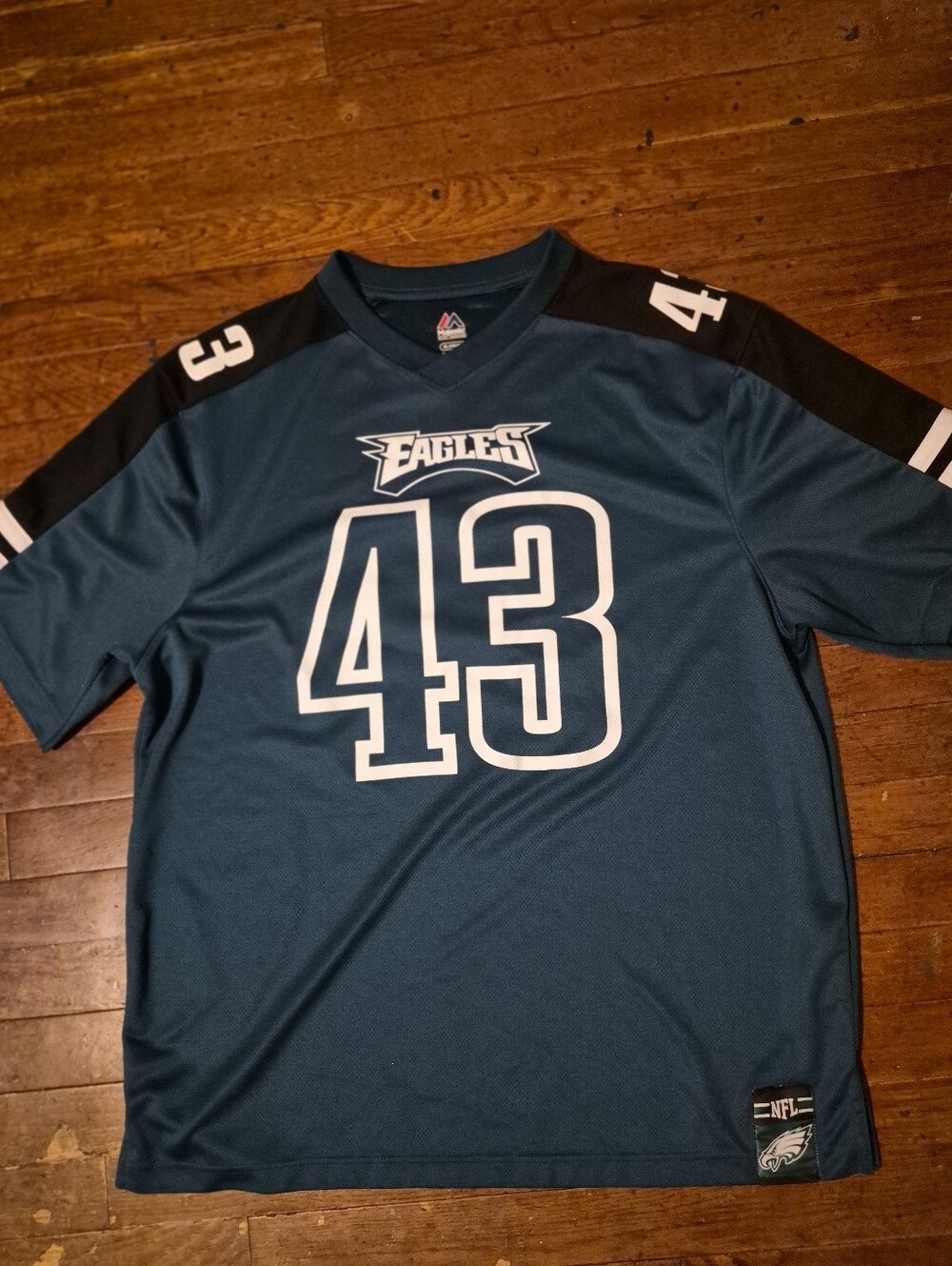 Philadelphia Eagles Darren Sproles Men's Sz XL  Majestic Football Jersey